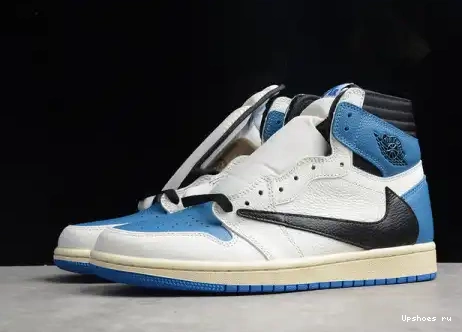 DH3227-105 DH3227-105 Scott SP x Fragment Jordan Air 1 High x OG Military Travis Blue 0408
